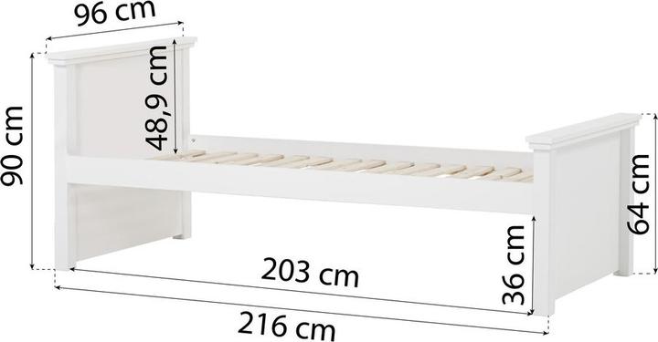 Produktbild Hoppekids Deluxe (96 x 216 cm)
