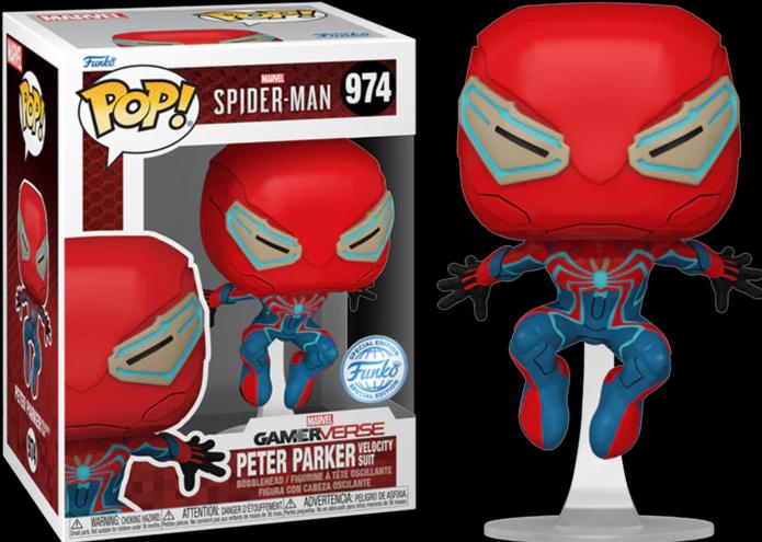 Produktbild Funko POP! Marvel Spider-Man 2 Peter Parker (Velocity Suit) Exclusive