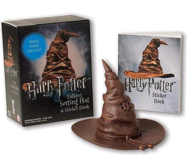 Actual product image Harry Potter Talking Sorting Hat and Sticker Book