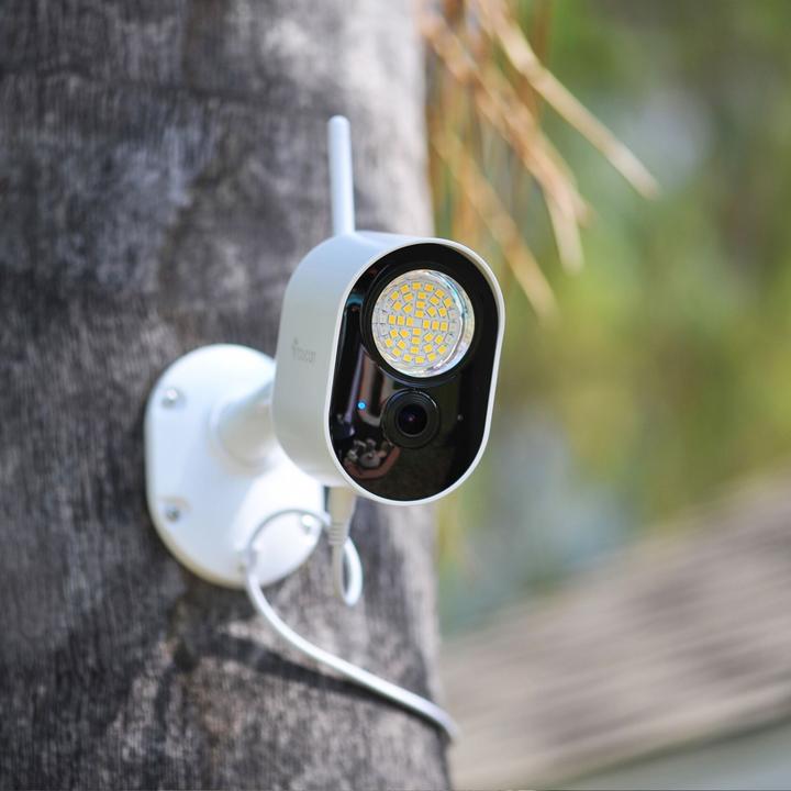 Image du produit Toucan Caméra de sécurité lumineuse avec détection de mouvement par radar (1920 x 1080 Pixels)