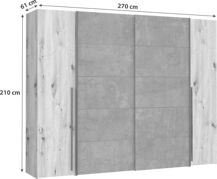 Actual product image Forte Narago (270 x 61 x 210 cm)