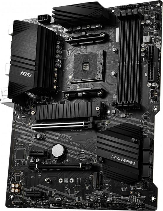 Actual product image MSI B550 A PRO (AM4, AMD B550, ATX)