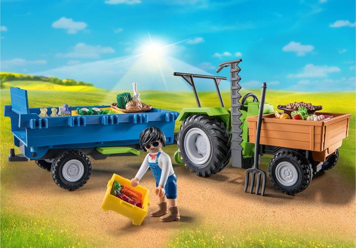 Image du produit Playmobil 71249 Tracteur avec remorque (71249, Playmobil Country)
