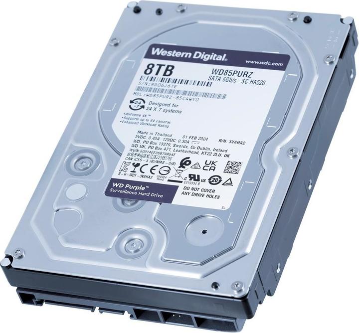 Actual product image WD Purple (8 TB, 3.5", CMR)