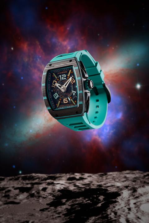 Actual product image Nubeo NB-6079-04 Parker Automatic Limited 44mm 3ATM men's watch (Analogue wristwatch)