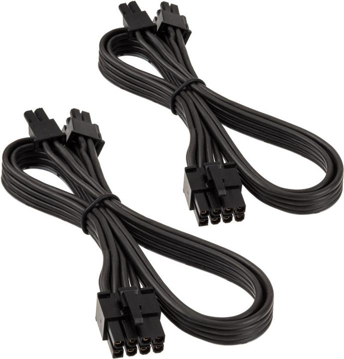Produktbild Silverstone 8 Pin PCIe zu 6+2 Pin PCIe Kabel 350mm