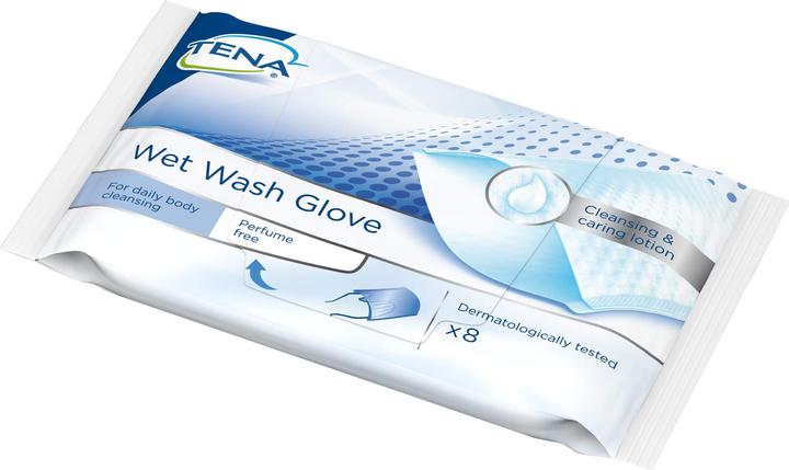 Produktbild Tena Wet Wash Glove unparfümiert (8 x)