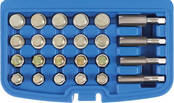 Actual product image BGS Repair Kit for Oil Drain Threads 64 pcs.