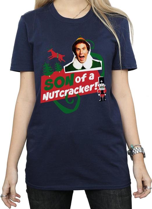Produktbild Elf Son Of A Nutcracker Boyfriend Fit TShirt (M)