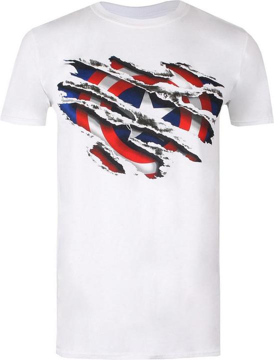 Captain America Tshirt Logo Jungen (140)