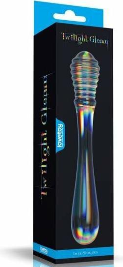 Actual product image Love Toy LoveToy Twilight Gleam Glas Dildo Twin Pleasures