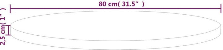 Produktbild VidaXL Granger (80 x 2,5 cm)