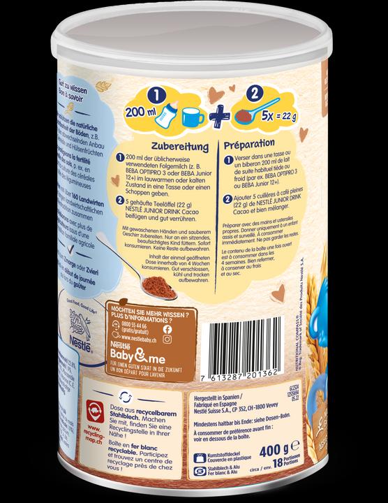 Image du produit Nestlé Junior Drink Cacao (400 g)