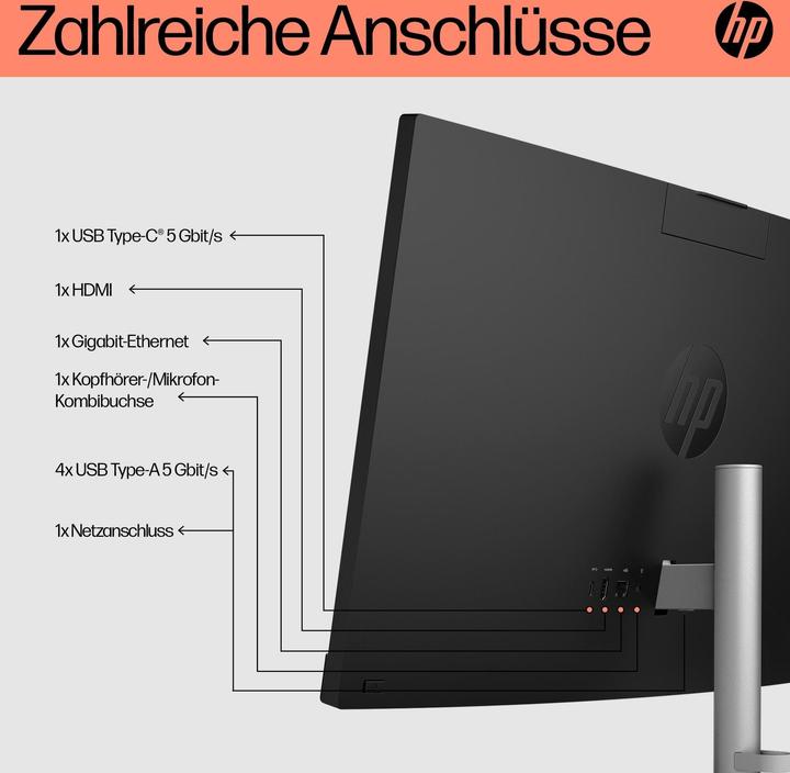 Produktbild HP AIO 24-cr0009ng (AMD Ryzen 3 7320U, 8 GB, 512 GB)