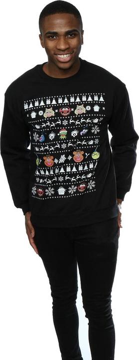 Immagine prodotto Disney The Muppets Christmas Heads Felpa Uomo (XXL)