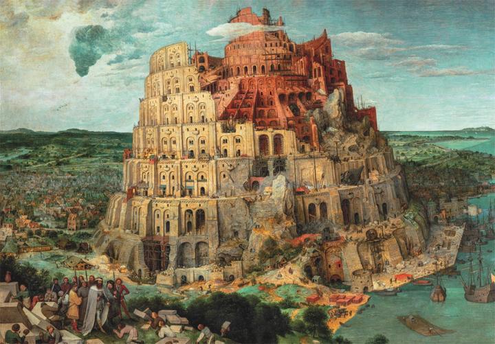 Productafbeelding Clementoni Puzzel 1500 Museum Bruegel, De toren van Babel