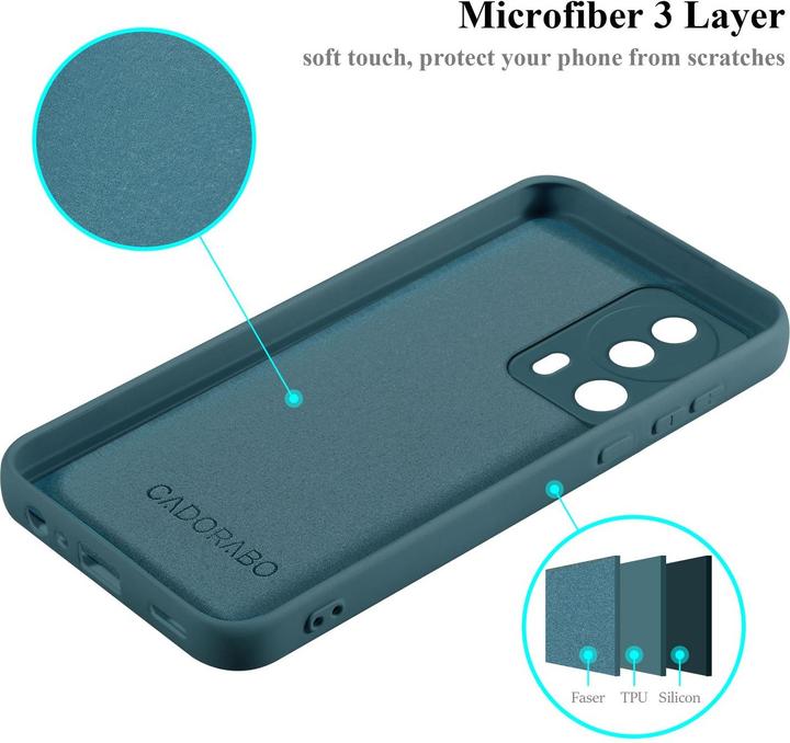 Actual product image Cadorabo Case for Xiaomi 13 Lite TPU in liquid protection silicone design (Xiaomi 13 Lite)