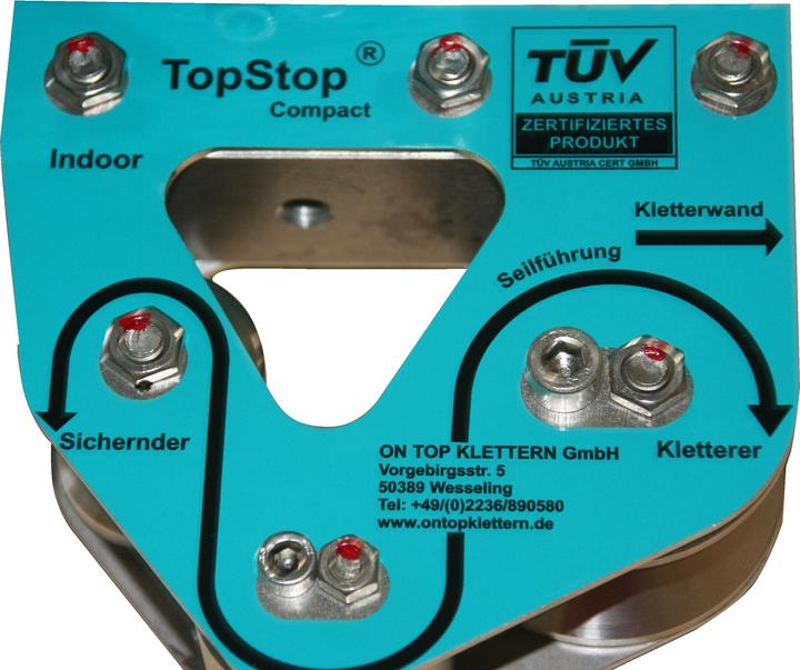Actual product image On Top Klettern Rope brake TopStop Compact
