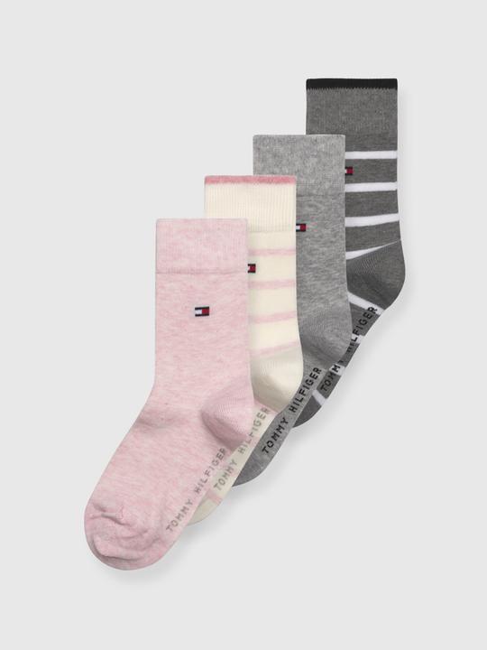 Image du produit Tommy Hilfiger Th Kids Sock 4p Breton Stripe (paquet de 4, 31, 34)