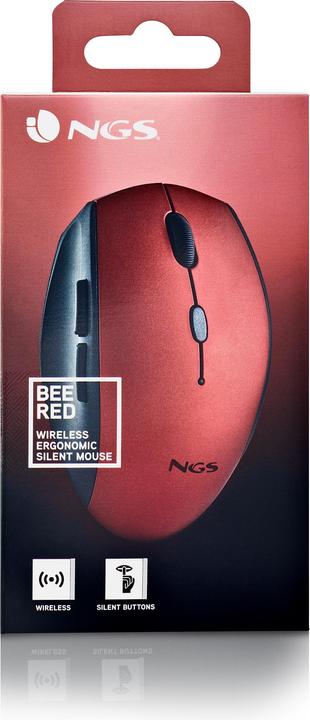 Actual product image NGS Souris Sans Fil Bee (Rouge) (Wireless)