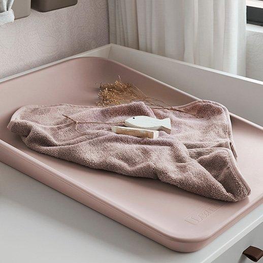 Image du produit Leander Topper pour coussin à langer Wood Rose (45 x 65 cm)