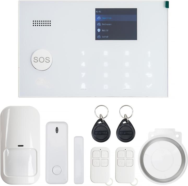 Productafbeelding PNI Draadloos alarmsysteem SafeHome PT700 WiFi en GSM 4G met internetbewaking en alarmering, SMS