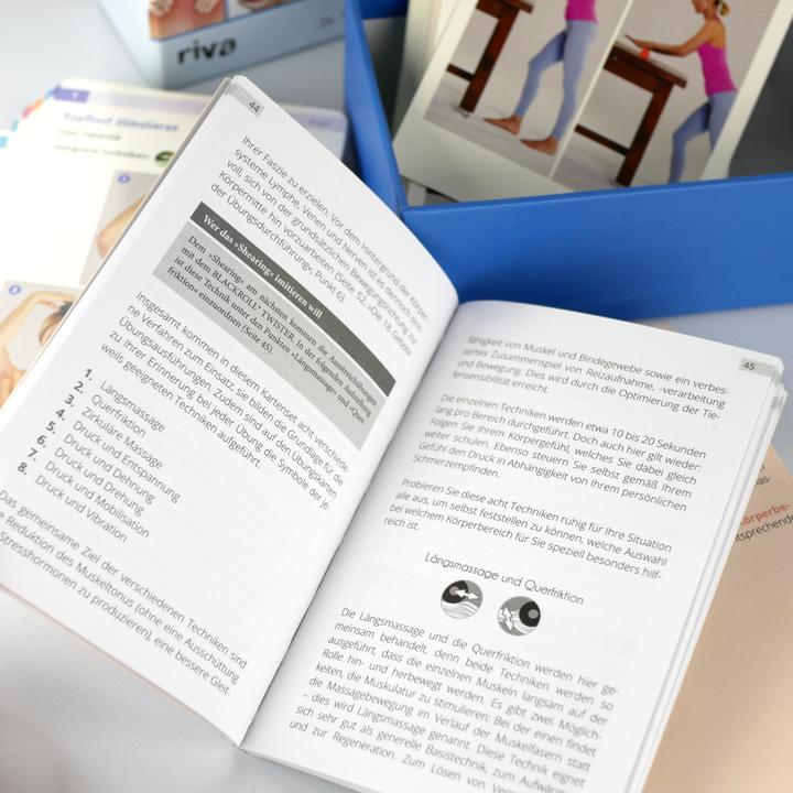 Actual product image Schmerzen selbst behandeln mit BLACKROLL® - Kartenset (German, Torsten Pfitzer, 2023)