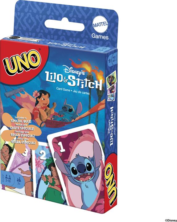 Actual product image Mattel Games UNO Lilo & Stich (German)