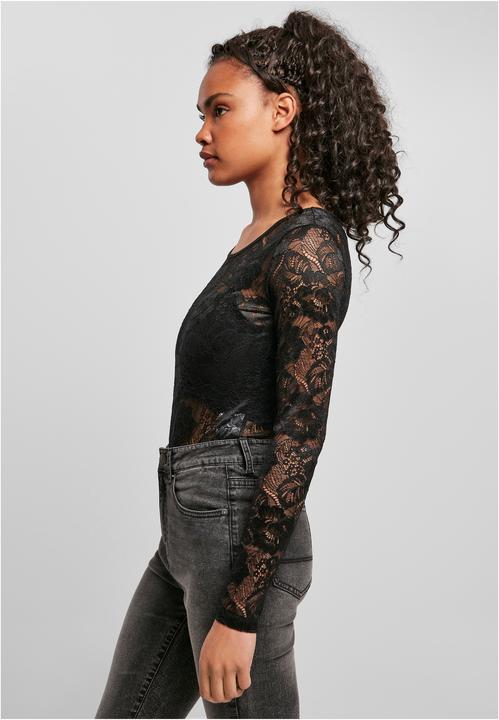 Image du produit Urban Classics Ladies Lace Longsleeve Body (XXL)
