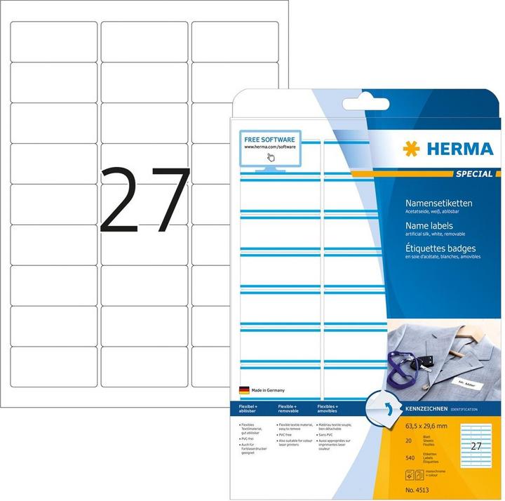 Immagine prodotto Herma Etichette rimovibili A4