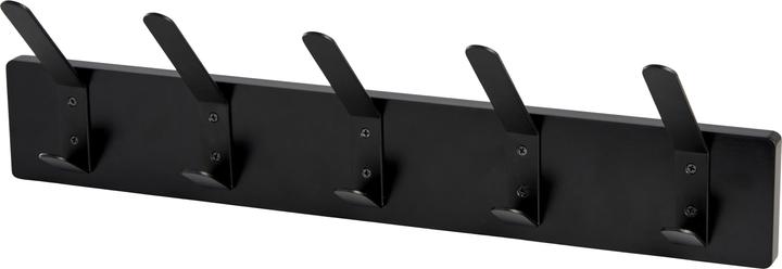Actual product image Schou Coat rail 5 hooks, black