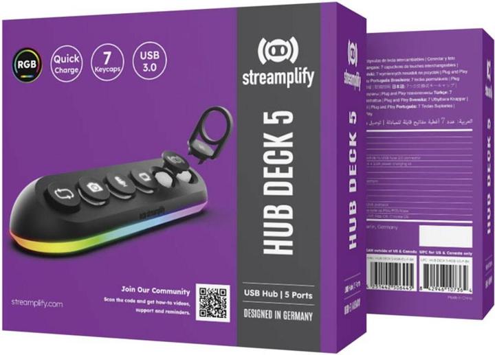 Image du produit Streamplify Hub Deck 5 (USB-A, 5 Ports)