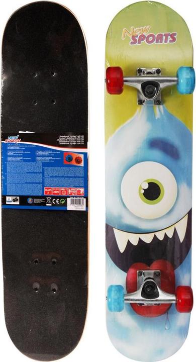 Actual product image New Sports Skateboard with LED wheels (30.98")