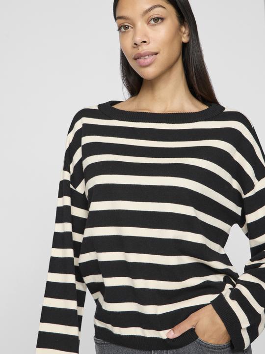 Actual product image Vila U-boat neck knitted jumper (S)