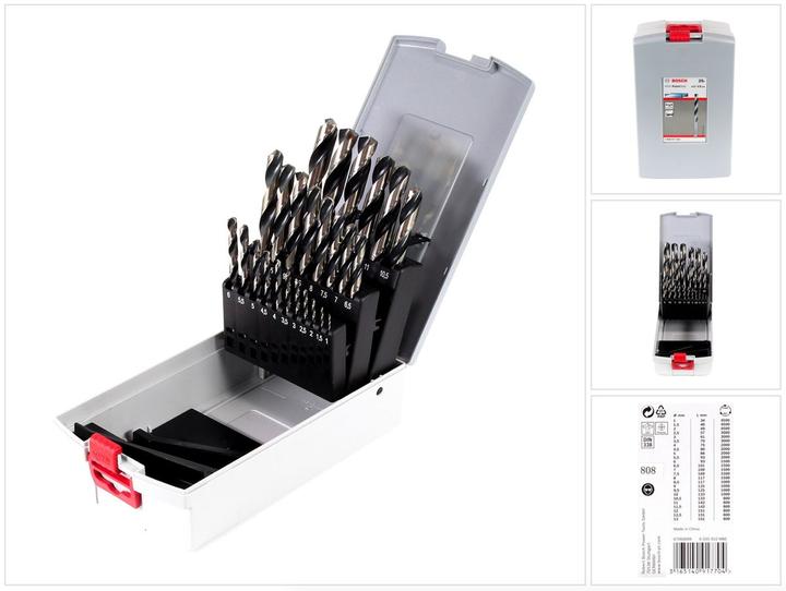 Actual product image Bosch Professional Zubehör HSS twist drill set PointTeQ, 25 pcs, ProBox, 1-13 mm (12.5 mm, 13 mm, 9.5 mm, 10 mm, 10.5 mm, 11 mm, 11.5 mm, 12 mm, 6.5 mm, 7 mm, 7.5 mm, 8 mm, 8.5 mm, 9 mm, 3.5 mm, 4 mm, 4.5 mm, 5 mm, 5.5 mm, 6 mm, 1 mm, 1.5 mm, 2 mm, 2.5 mm, 3 mm)