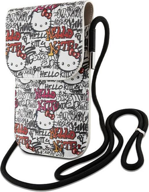 Hello Kitty Torebka HKOWBHDGPTE beżowy/beige Leather Tags Graffiti Cord