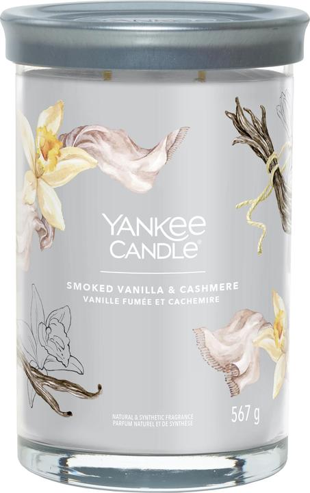 Immagine prodotto Yankee Candle Candela profumata Smoked Vanilla & Cashmere Signature Large Tumbler (567 g)