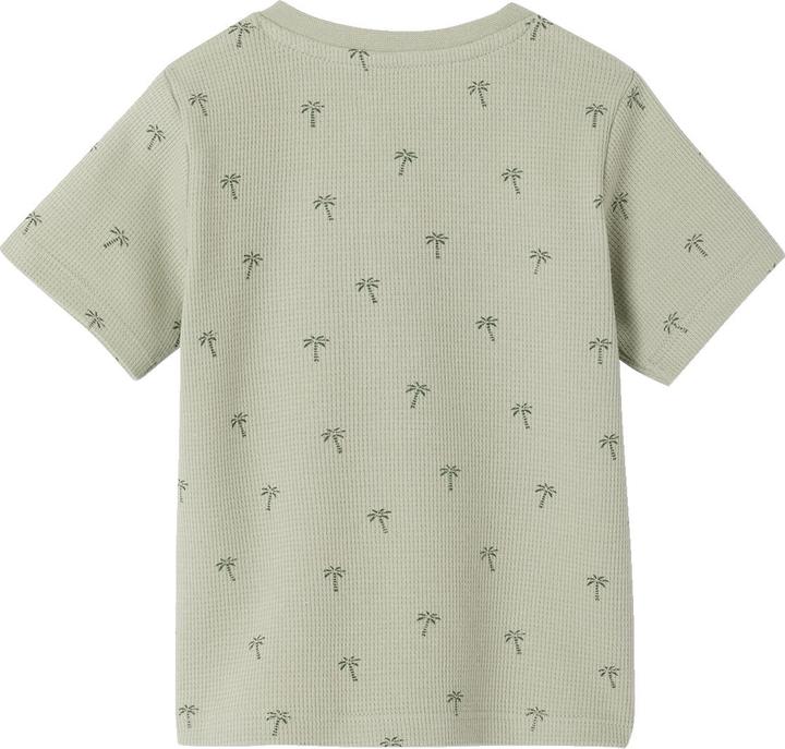 Actual product image Vertbaudet Bio-Kollektion: Baby T-Shirt aus Waffelpikee mit Palmen (92)