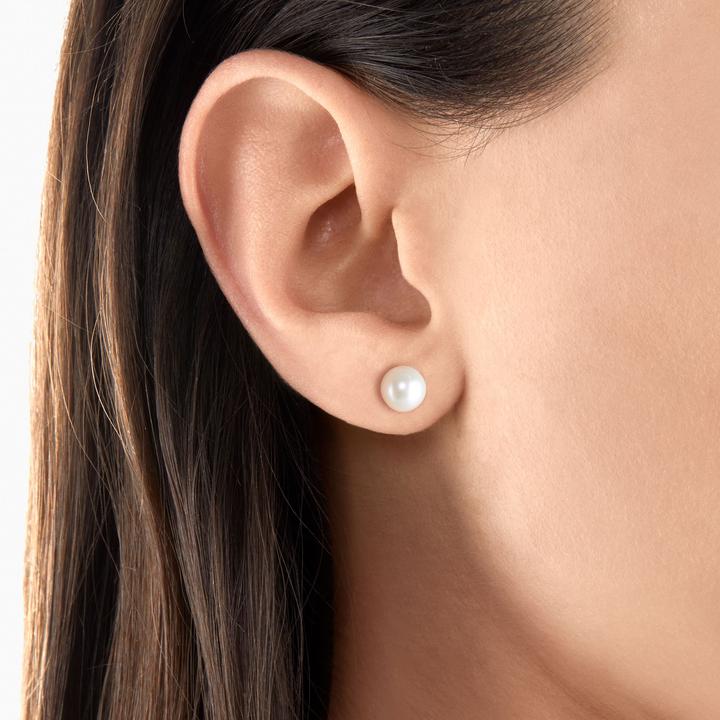 Actual product image Thomas Sabo Ear stud pearl gold (925 silver, Freshwater pearls)