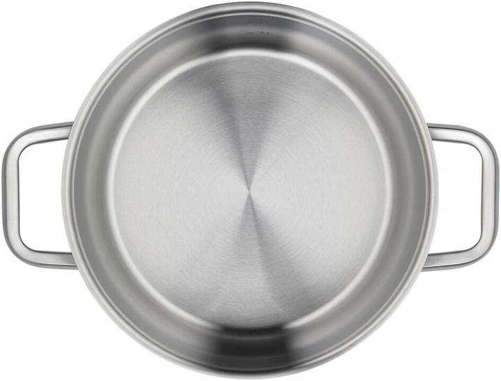 Produktbild WMF Bräter mit Dampfgareinsatz stahlgrau (28 cm, Bräter + Schmortopf, Edelstahl)