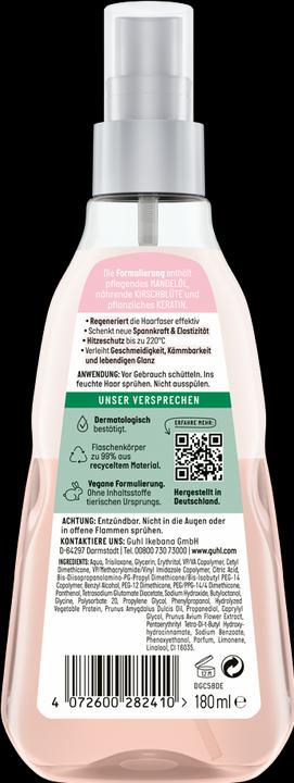 Produktbild Guhl Tiefenaufbau intensiv Sprühkur für strapaziertes und geschädigtes Haar (180ml) (180 ml)
