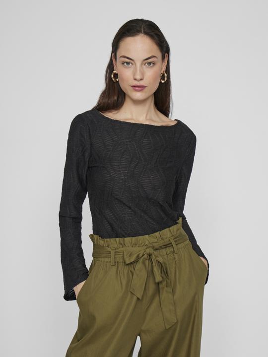 Image du produit Vila Haut à décolleté sous-marin et manches longues (XL)