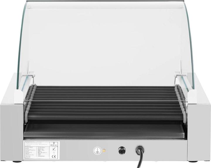Actual product image Royal Catering Hot Dog Grill - 11 rollers - Teflon