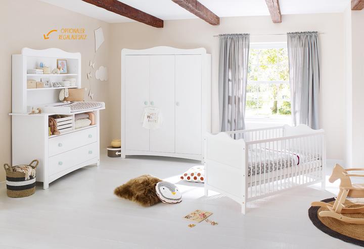Pinolino Florentina (Babybett, Wickelkommode, Kinderkleiderschrank)
