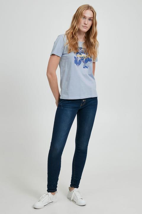 Actual product image B.young BYSANLA LEAF TSHIRT 20811085 (XS)