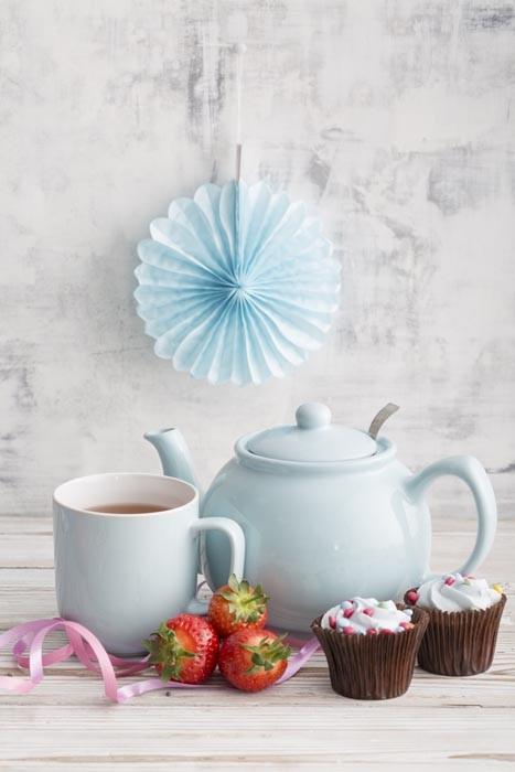 Produktbild Price & Kensington Price and Kensington Fine Stoneware Traditional, Pastel Blue 6 Cup teapot, 22 x 14 x 14 cm (1.10 l)