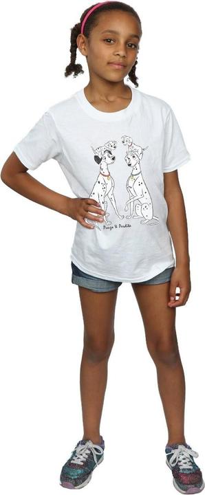 Image du produit 101 Dalmatians - T-shirt PONGO AND PERDITA - Fille (116)