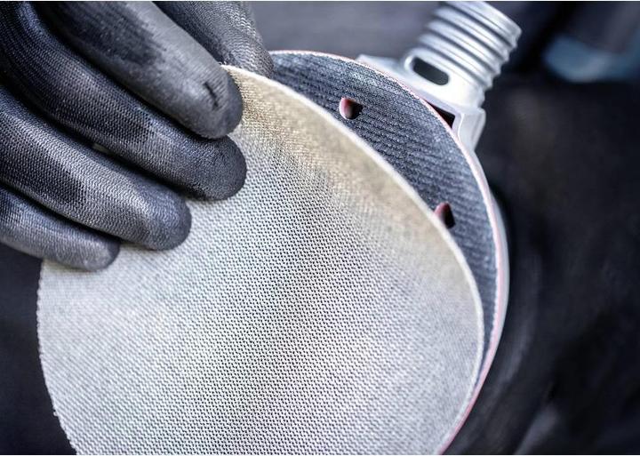 Actual product image Bosch Professional Zubehör Expert M480 Sanding net for random orbital sander, 150 mm, G 180, 5 pieces (180)