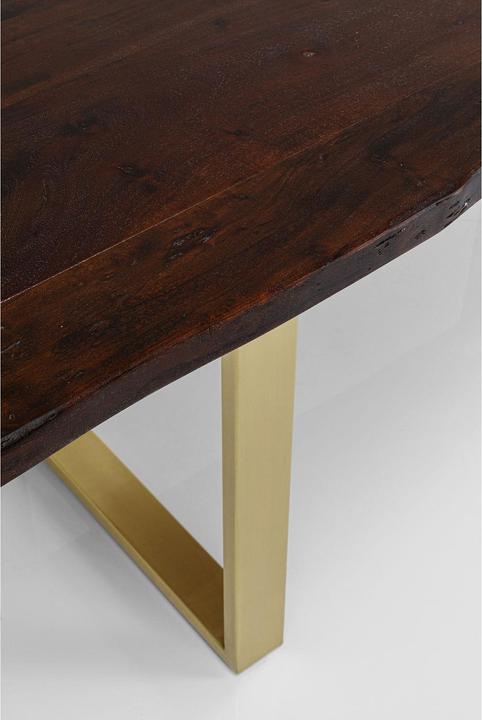 Produktbild Kare Design Tisch Harmony Walnut Messing 180x90cm (180 x 90 x 76 cm)