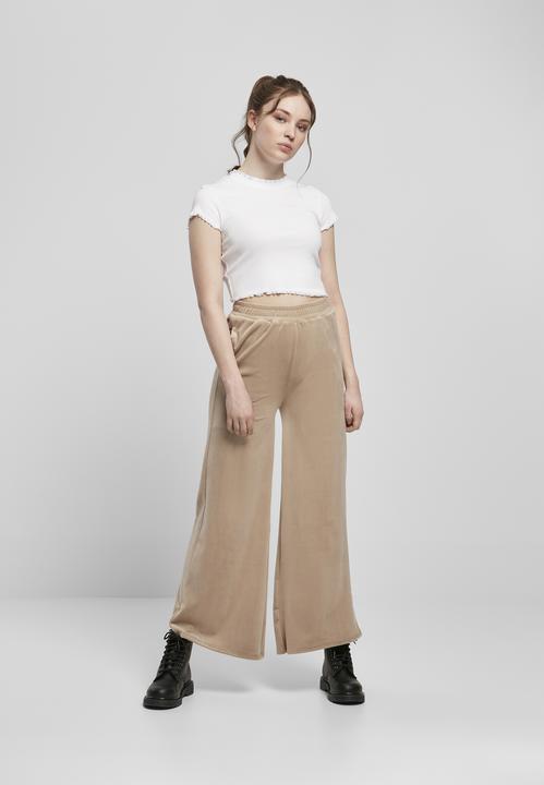 Immagine prodotto Urban Classics Pantaloni da ginnastica in velluto a vita alta da donna (M)